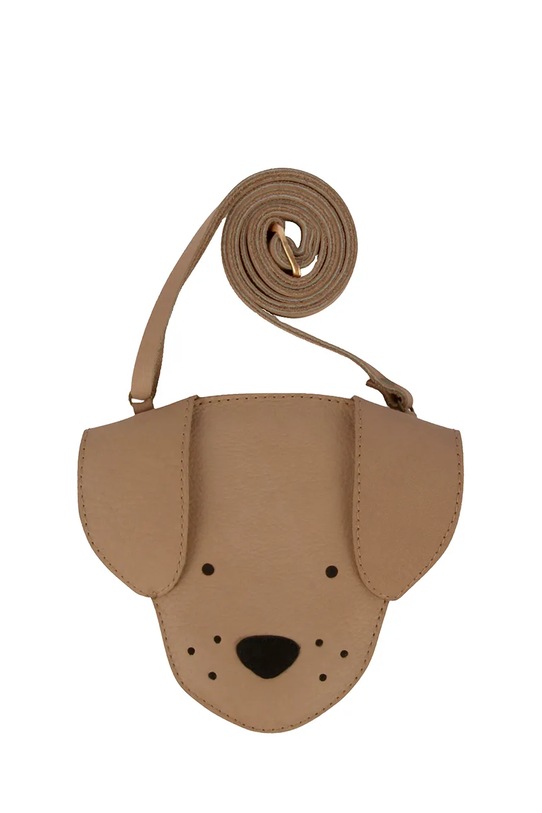 Dziewczynka Donsje torebka dziecięca zamszowa Britta Classic Purse Dog 5001030 brązowy