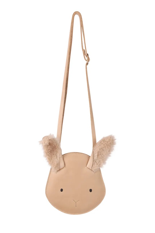 Donsje torebka dziecięca skórzana Britta Exclusive Purse Fluffy Bunny 5002014 brązowy AW25