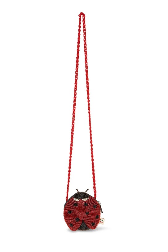 Konges Sløjd torebka dziecięca LADYBUG BEADED BAG KS103853.9BYA czerwony AW25