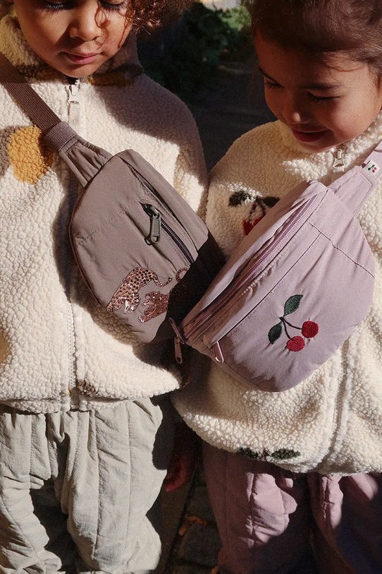 Konges Sløjd nerka dziecięca JUNO BUMBAG tekstylny różowy KS103485.G.9BYA