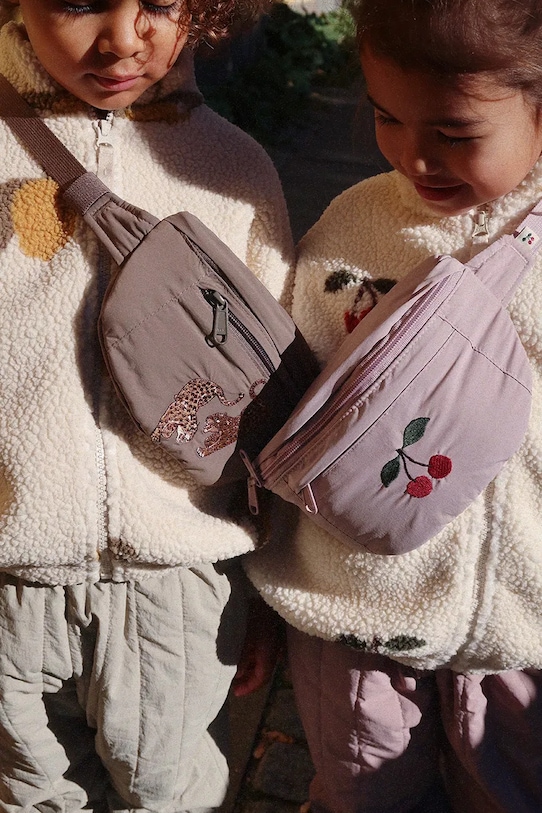 Дитяча сумка на пояс Konges Sløjd JUNO BUMBAG не вміщує А4 рожевий KS103485.G.9BYA