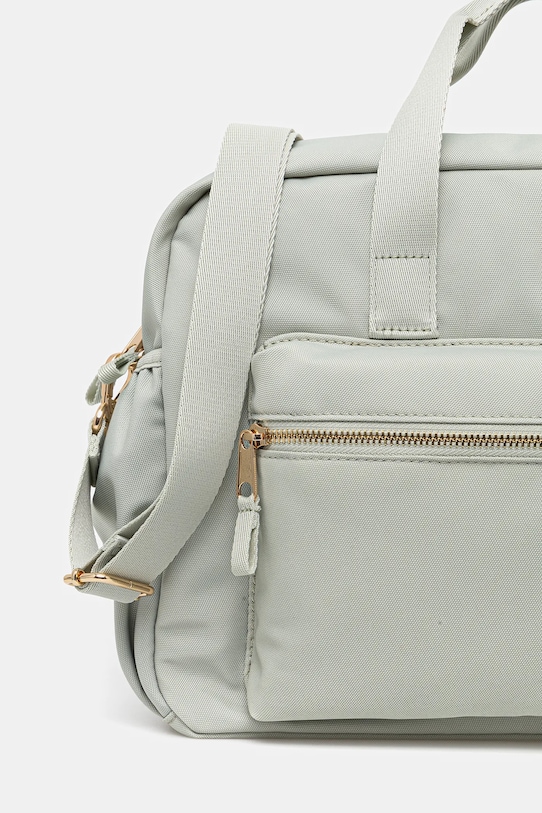 Přebalovací taška na kočárek Tommy Hilfiger AU0AU01997.9BYA zelená AW25