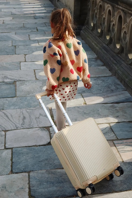 Konges Sløjd walizka TRAVEL SUITCASE mieści A4 żółty KS103550.9BYA