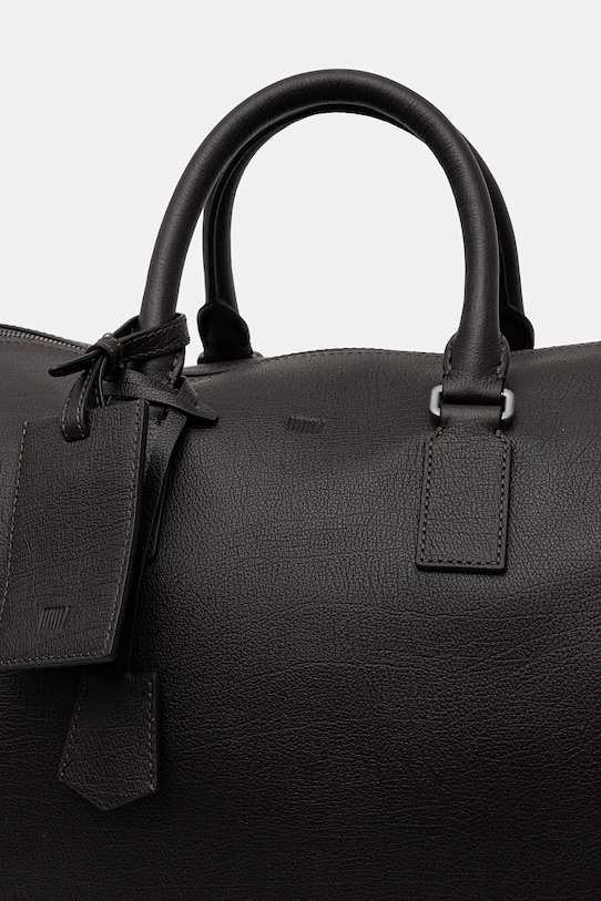 Accesorii BOSS geantă de piele x David Beckham 50549409 maro