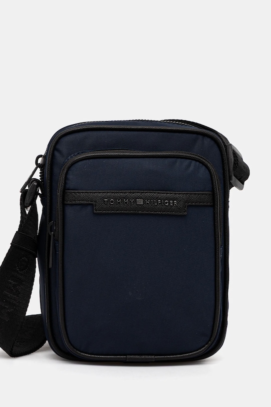 Σακίδιο Tommy Hilfiger υφασμάτινο σκούρο μπλε AM0AM13465