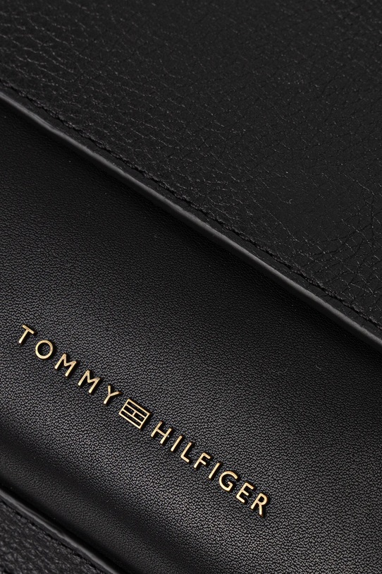 Δερμάτινο φακελάκι Tommy Hilfiger AM0AM13505 μαύρο