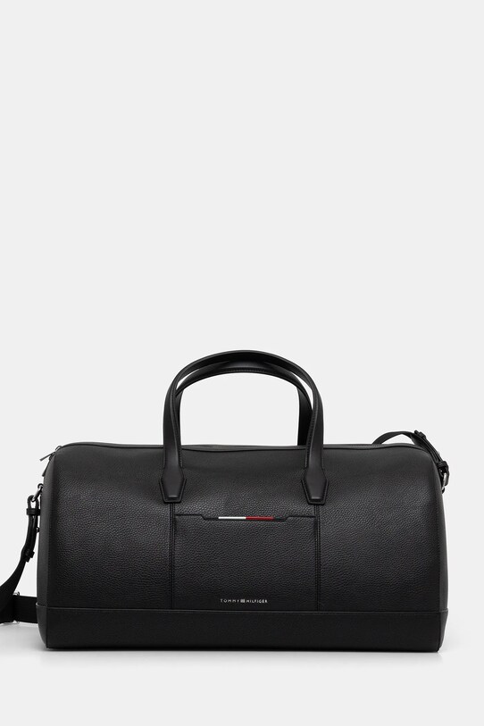 Taška Tommy Hilfiger hladký černá AM0AM13485