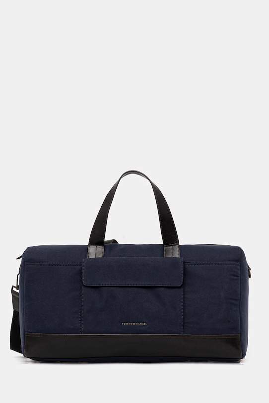 Τσάντα Tommy Hilfiger υφασμάτινο σκούρο μπλε AM0AM13503
