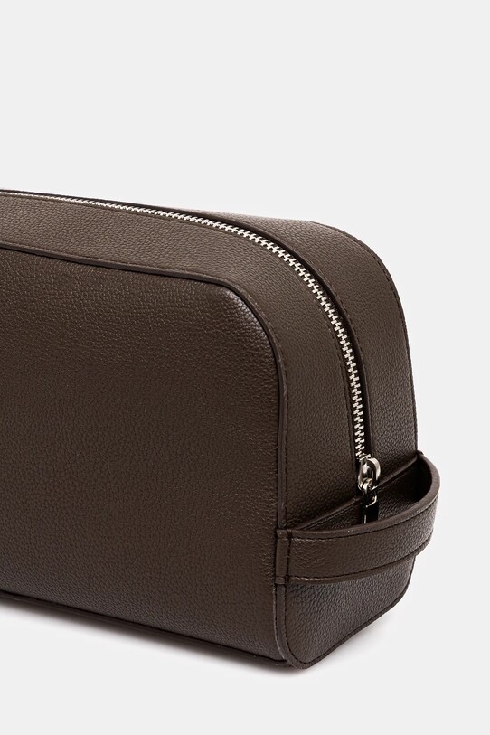 Calvin Klein bőr kozmetikai táska LV04D1036G barna AW25