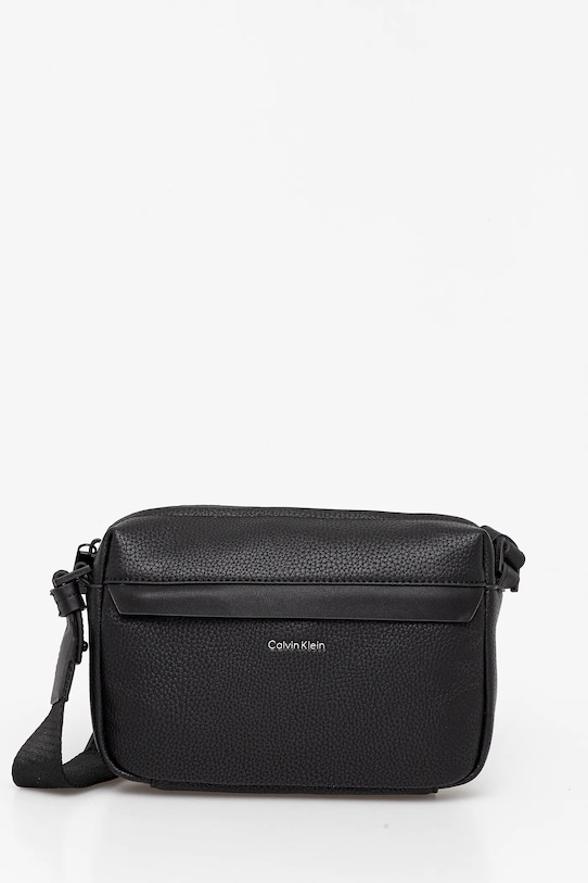 Calvin Klein saszetka nie mieści A4 czarny LV04D3084G