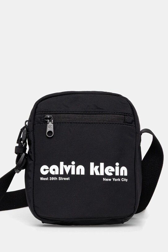 Taštička Calvin Klein potisk černá LV04G3180G