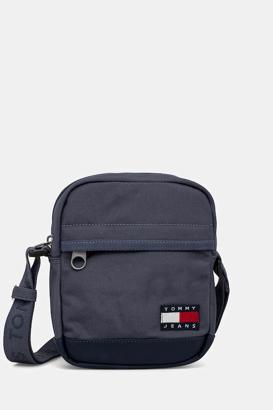 Taštička Tommy Jeans potisk modrá AM0AM13389