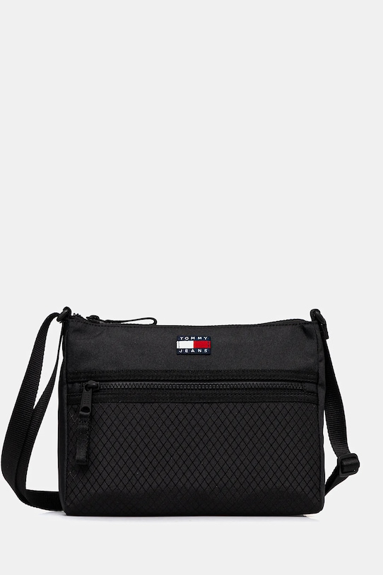 Сумка Tommy Jeans гладкий чорний AM0AM13398