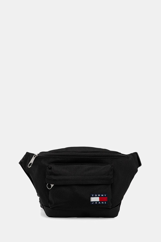 Τσάντα φάκελος Tommy Jeans υφασμάτινο μαύρο AM0AM13390
