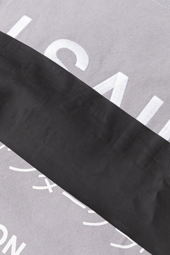AllSaints geantă de bumbac REDACT M093XC gri