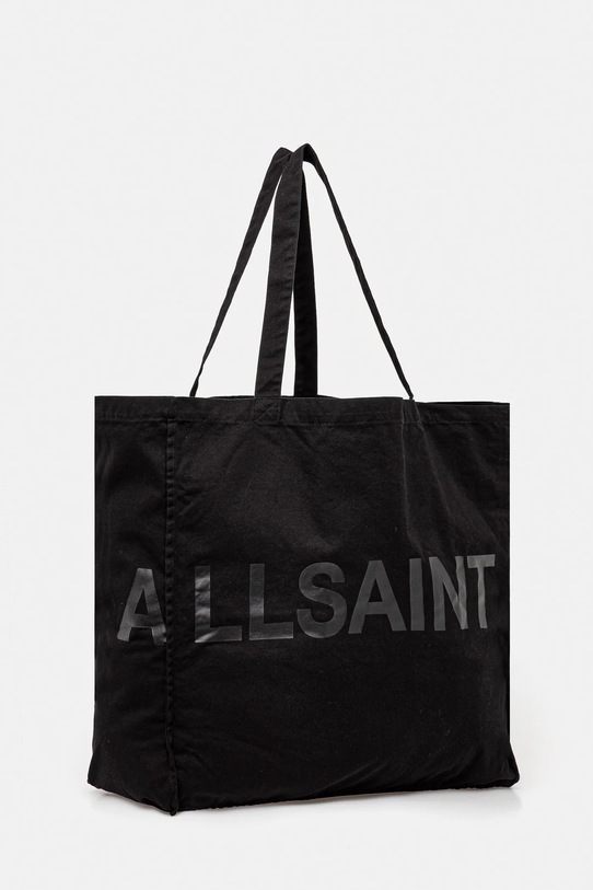 Хлопковая сумка AllSaints LARGE M170XC чёрный AW25