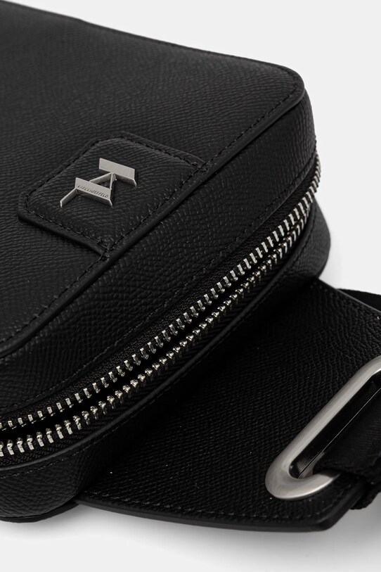 Karl Lagerfeld bőr oldaltáska A3M30158 fekete