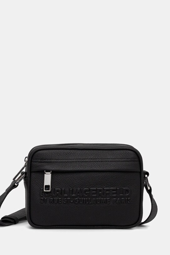 Кожаная сумка Karl Lagerfeld кожа чёрный A3M30176