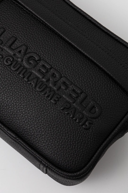 Karl Lagerfeld borsetă de piele K/RSG negru A3M30176