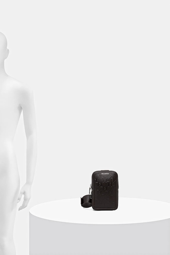 Кожена чанта през рамо Karl Lagerfeld K/LOOM A3M30179