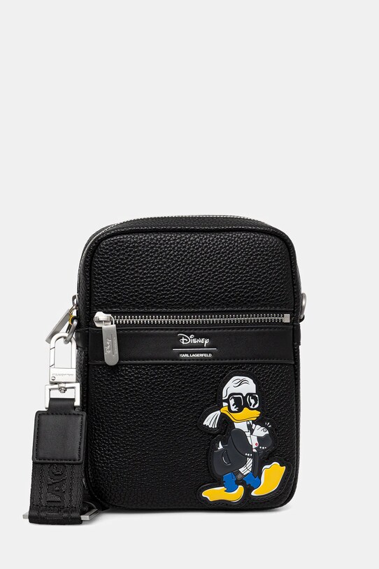 Karl Lagerfeld borsetă KL X DISNEY nu incape in A4 negru A3M30272
