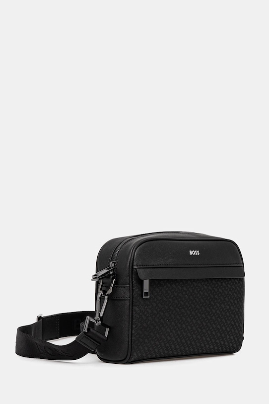 BOSS bőr táska 50548202 fekete AW25