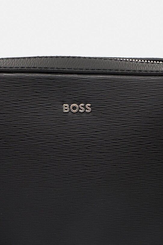 BOSS borsetă de piele negru 50548274