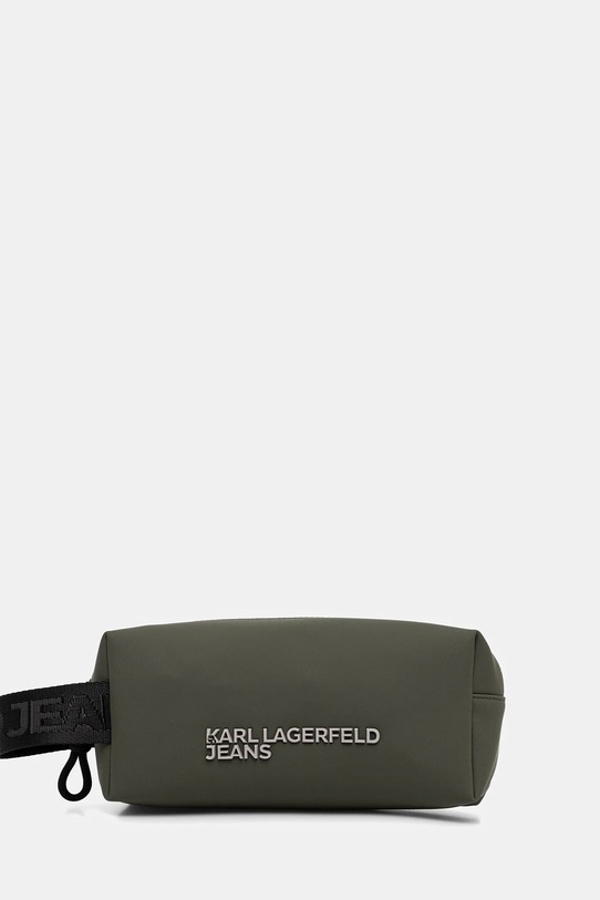 Karl Lagerfeld Jeans kosmetyczka Planet friendly zielony A3M32075