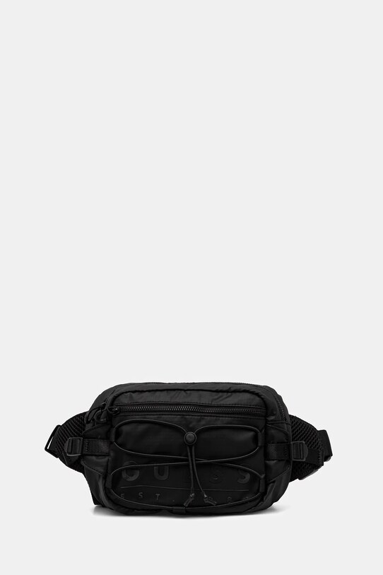 Τσάντα φάκελος Guess SONDRIO υφασμάτινο μαύρο HMSOWU.P5392