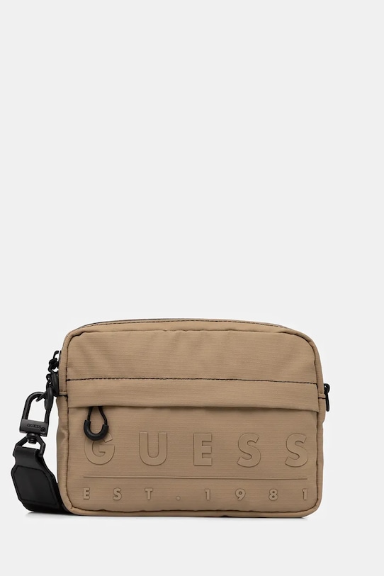 Taštička Guess SONDRIO hladký béžová HMSOWU.P5372