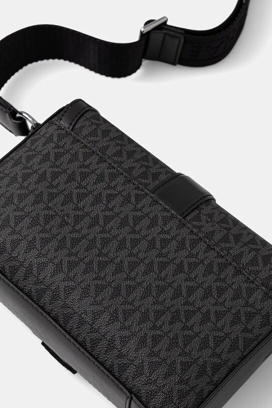 Akcesoria Michael Kors saszetka skórzana HUDSON 33T5LHDM2B czarny