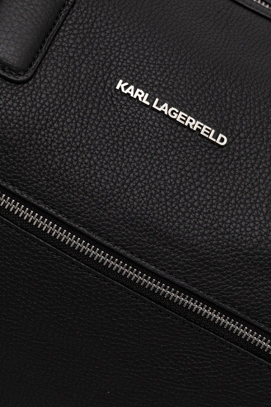 Kožená taška Karl Lagerfeld 554451.815900 čierna