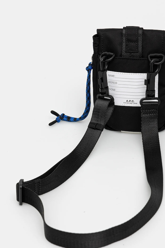 Doplňky Taštička A.P.C. crossbody pouch trek PAAGR.H61733 černá