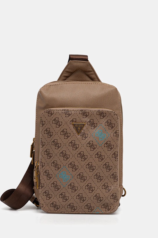 Guess saszetka MILANO nie mieści A4 beżowy HMMICT.P5426