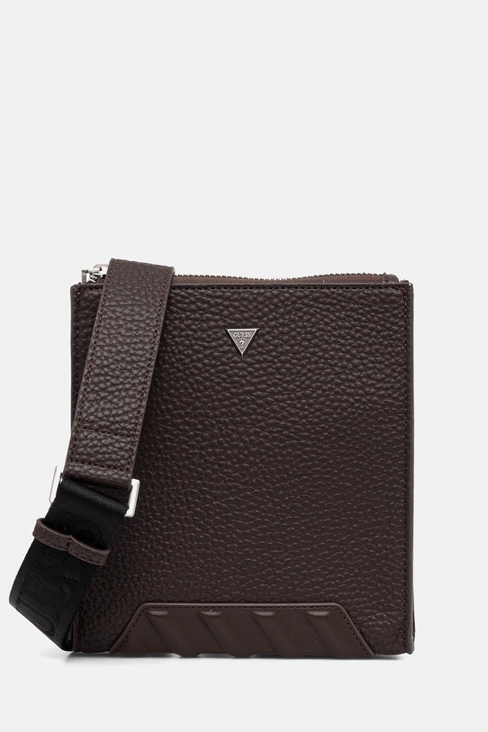 Malá taška Guess TORINO imitácia kože hnedá HMTOLG.P5420