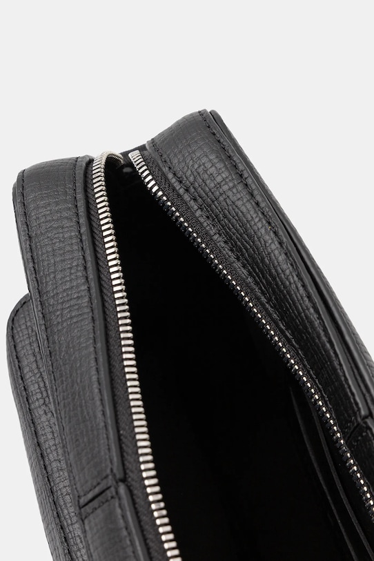 Δερμάτινο φακελάκι Tommy Hilfiger AM0AM13643 μαύρο