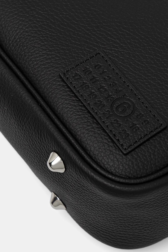 Кожена чанта през рамо MM6 Maison Margiela черен SB6ZH0025.P8326.T8013