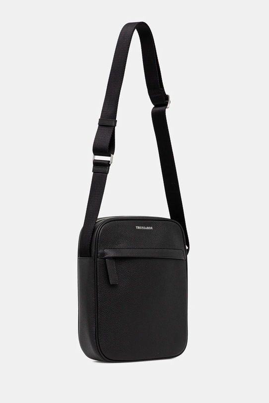 Δερμάτινο φακελάκι Trussardi Z590E005967N μαύρο AW25