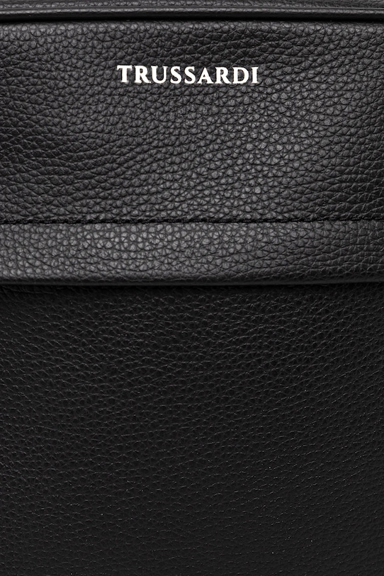 Δερμάτινο φακελάκι Trussardi μαύρο Z590E005967N
