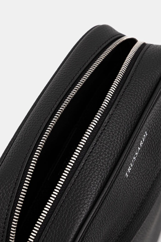 Δερμάτινο φακελάκι Trussardi Z590E005967N μαύρο