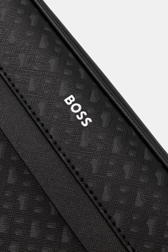 Δερμάτινη τσάντα καλλυντικών BOSS μαύρο 50552626