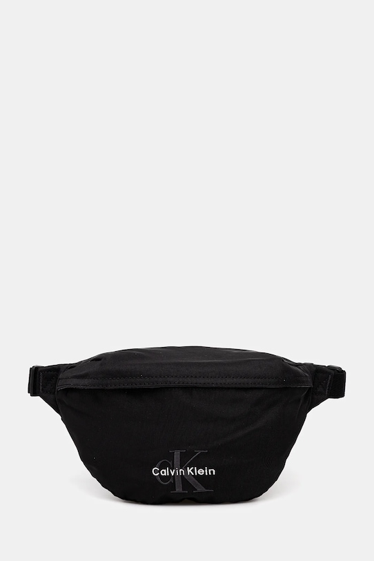 Сумка на пояс Calvin Klein аппликация чёрный LV04D3116G