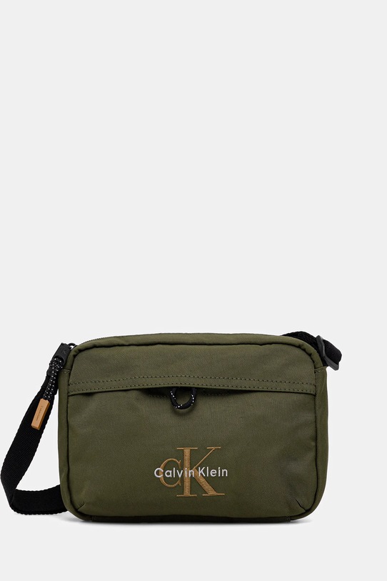 Torbica za okoli pasu Calvin Klein Tekstil zelena LV04D3117G