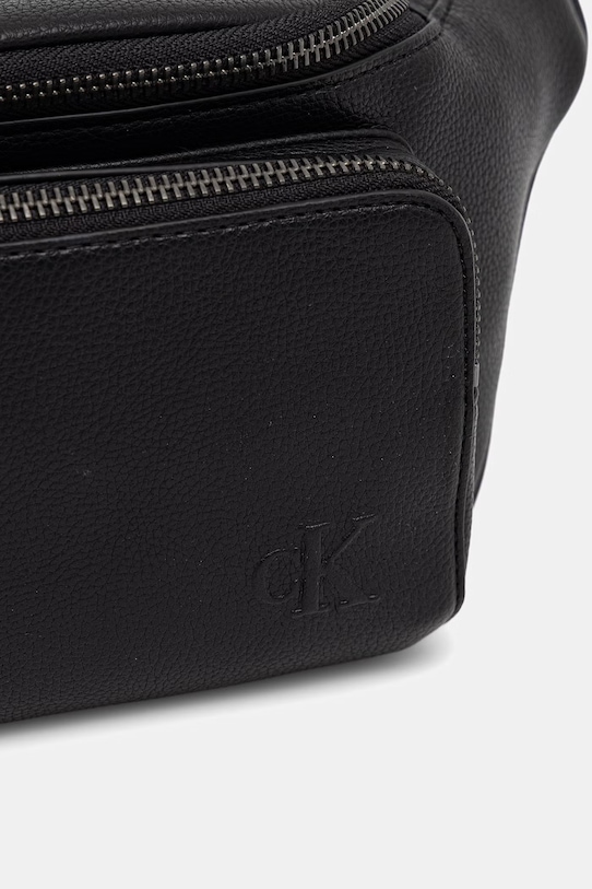 Calvin Klein ľadvinka pánska z imitácie kože čierna LV04D3130G