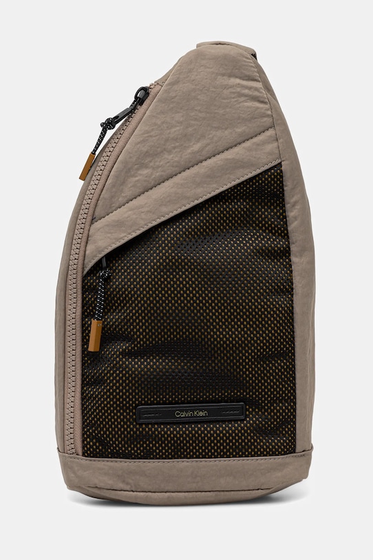 Calvin Klein saszetka tekstylny beżowy LV04D3170G