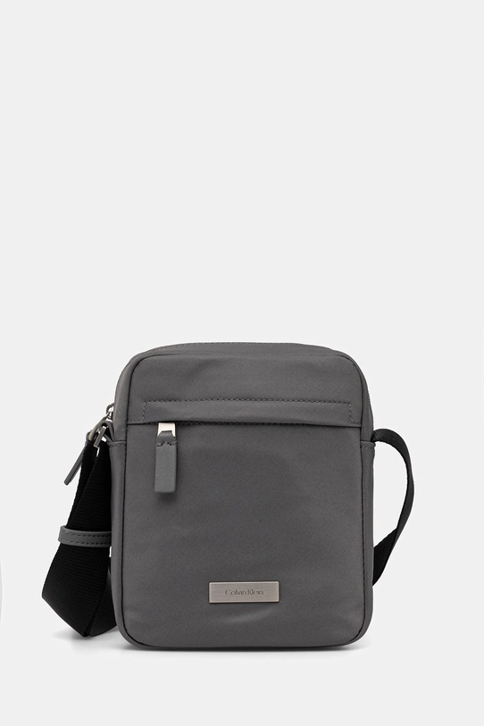 Calvin Klein saszetka nie mieści A4 szary LV04D3180G