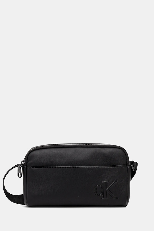 Calvin Klein saszetka nie mieści A4 czarny LV04D3247G