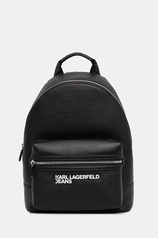 Ruksak Karl Lagerfeld Jeans nášivka čierna A4M30314