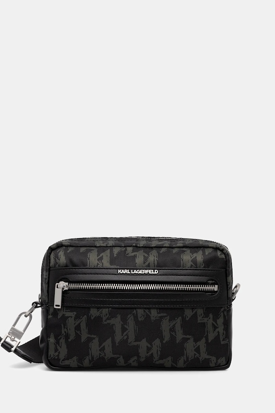 Karl Lagerfeld borsetta stampa all-over nero A4M30200