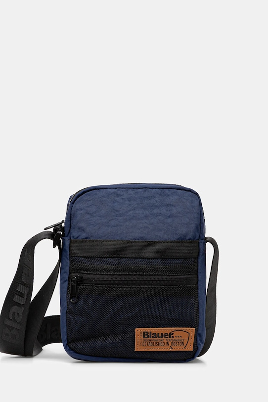 Сумка Blauer гладкий тёмно-синий COLBY07